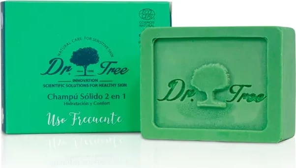 Shampon solid 2 në 1 Dr. Tree Frequent Use unisex 75g