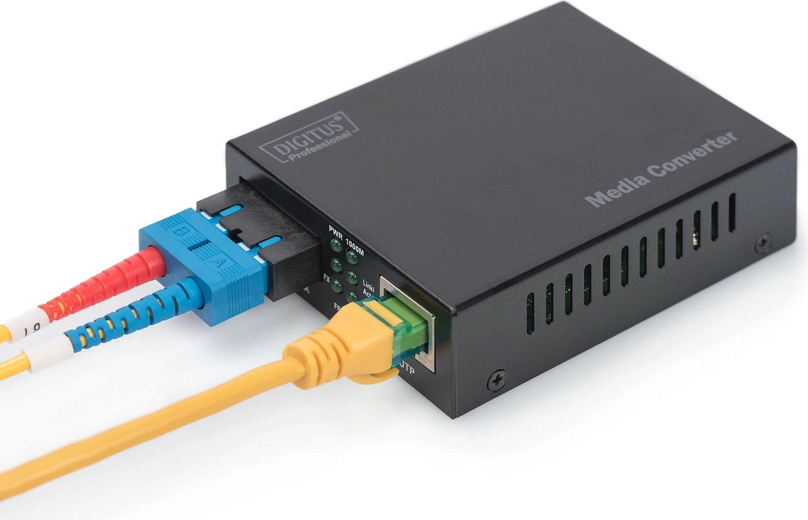 Media konvertues Digitus DN-82120-1, Gigabit, SC Multimode, 500m, i zi