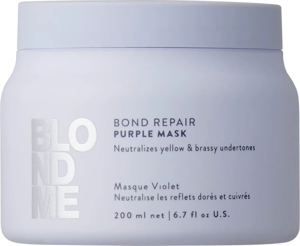 Maskë për flokë për femra Schwarzkopf Professional BlondMe Bond Repair Purple Mask, 200ml, Purple