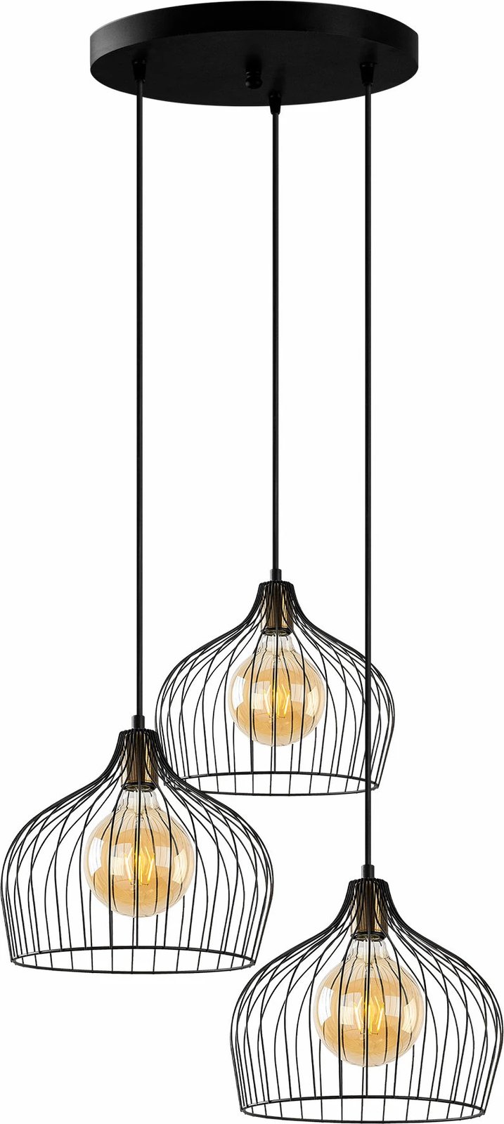 Llambë tavani Opviq, Bek - 11375, ngjyrë e zezë, antike, lartësi e rregullueshme