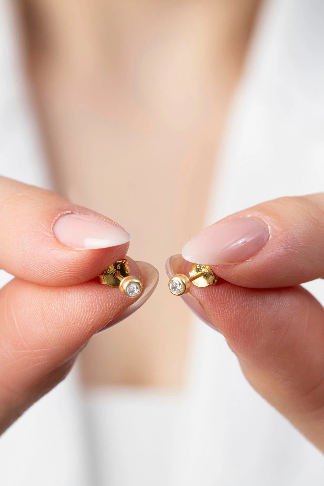 Vathë argjendi Elika Silver, ngjyrë ari, ELKMD50598A