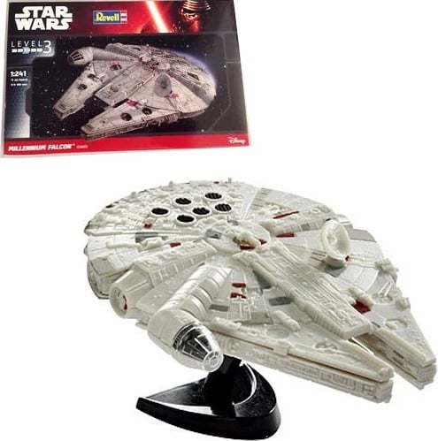 Model plastik Revell Star Wars Millenium Falcon 1:241, i bardhë