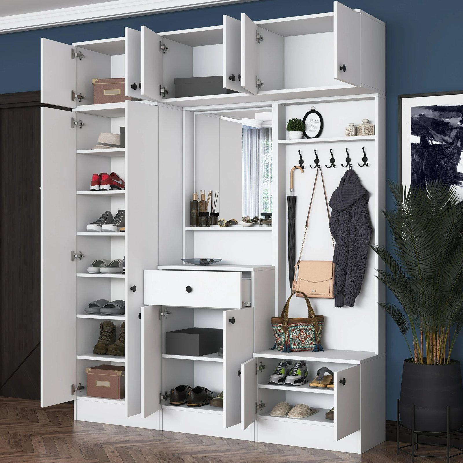 Stendë korridori Hanah Home, EA104 - 2569, e bardhë