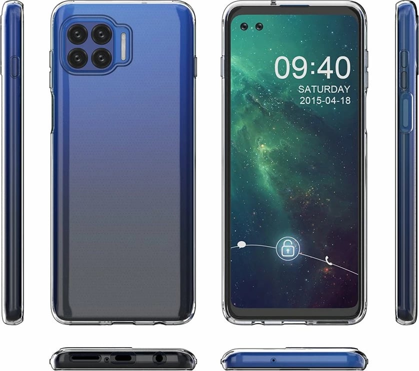 Mbështjellës Hurtel Ultra Clear 0.5mm për Motorola Moto G 5G Plus, Transparent