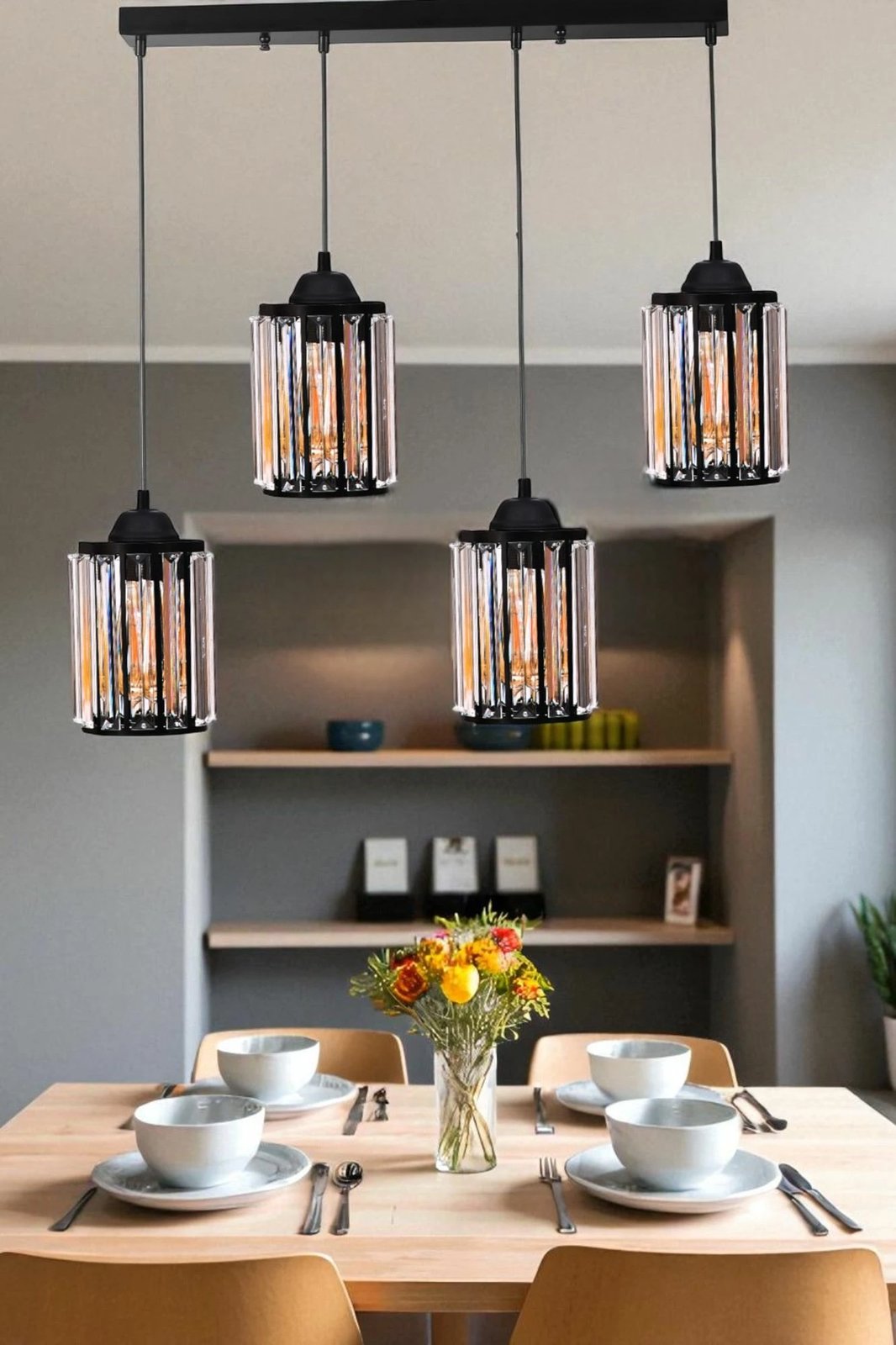 Llambadar Opviq, 9040-6, ngjyrë e zezë