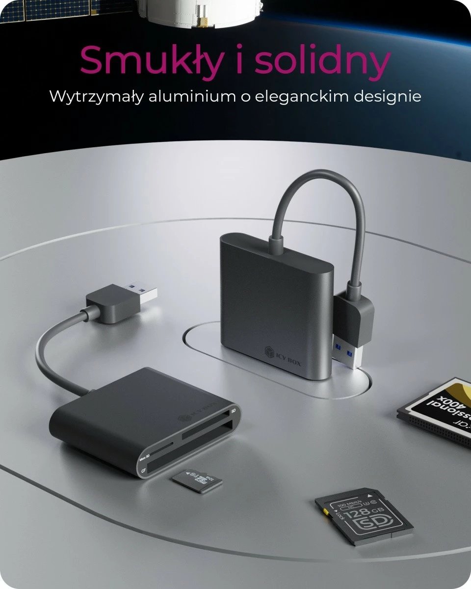 Lexues kartelash IcyBox IB-CR301-U3, USB 3.0, i zi