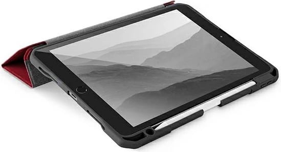 Mbështjellës tablet UNIQ Trexa për iPad 10.2" 2019/2020/2021 dhe iPad Air 10.5" 2019, kapak magnetik auto sleep/wake, me stand, i kuq
