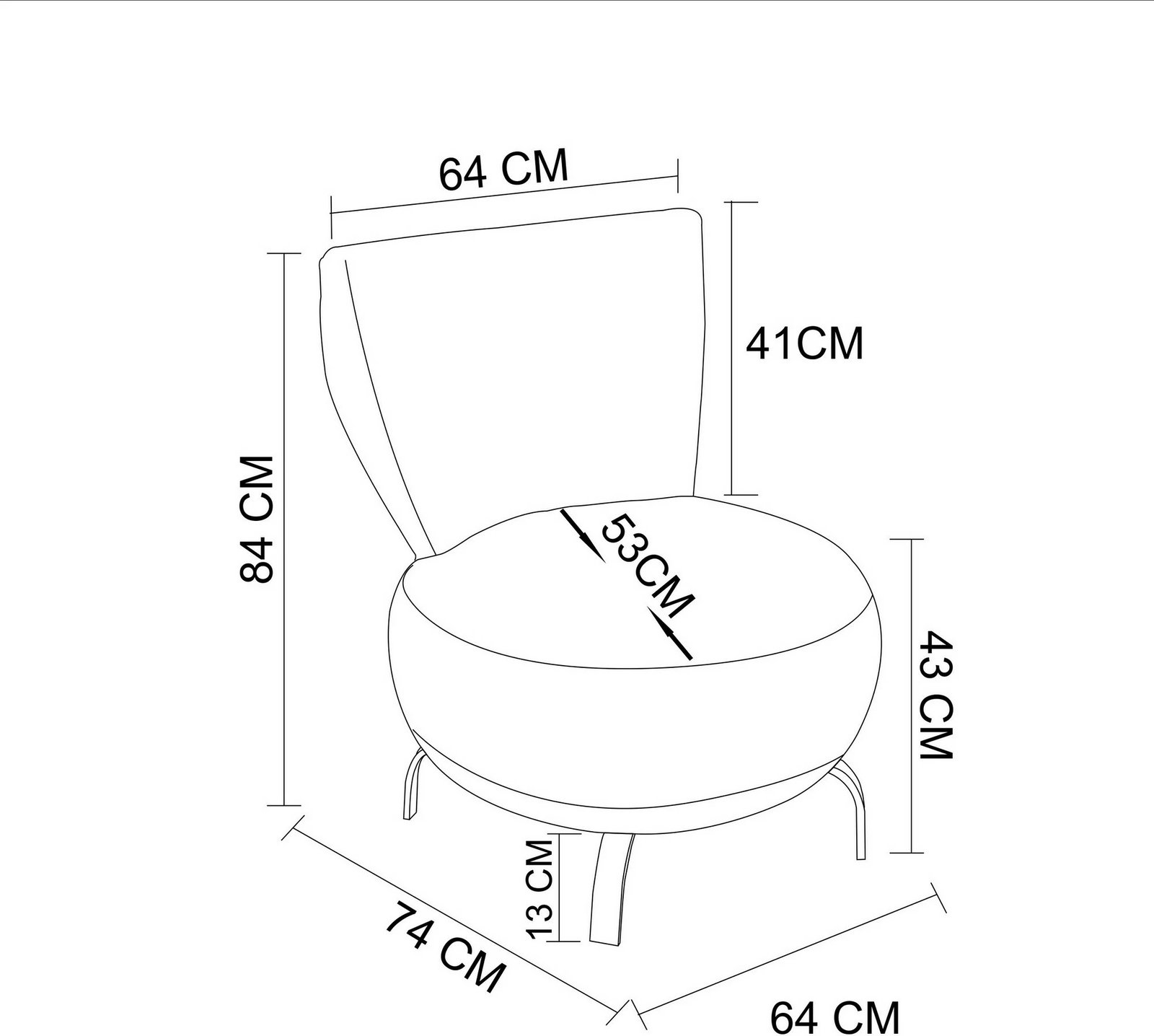 Karrige Wing Atelier del Sofa, ngjyrë e kuqe Claret