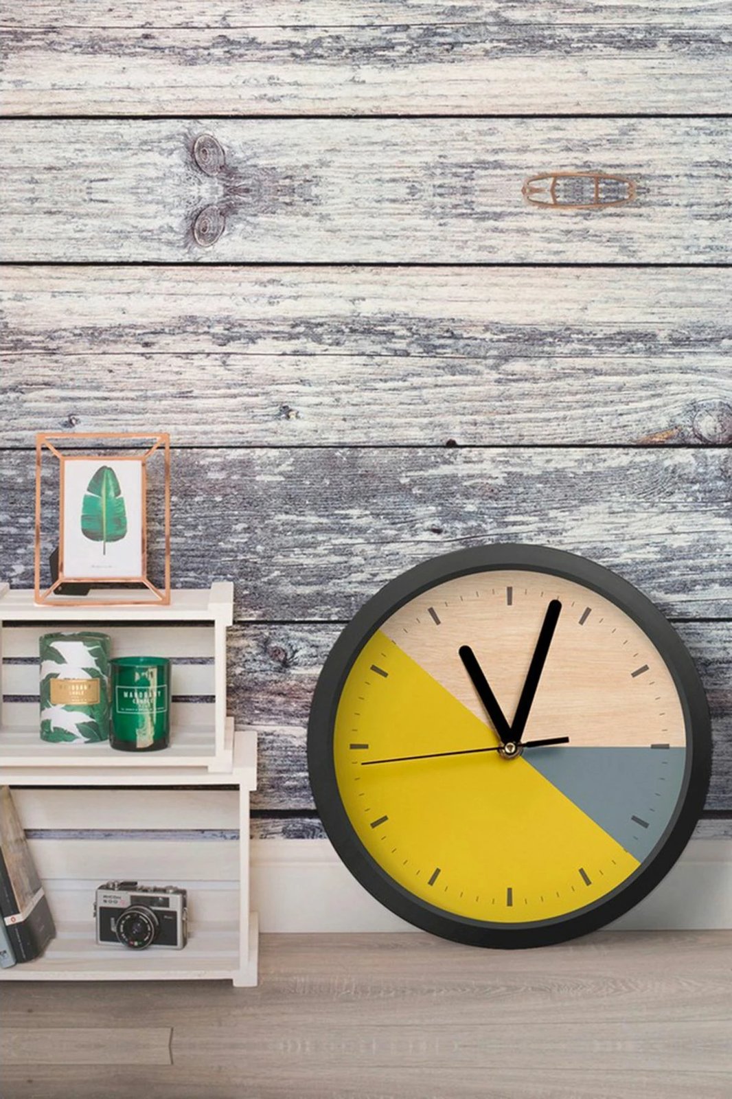 Orë dekorative MDF, shumëngjyrëshe, Wallity, Artavessa3Dclock2