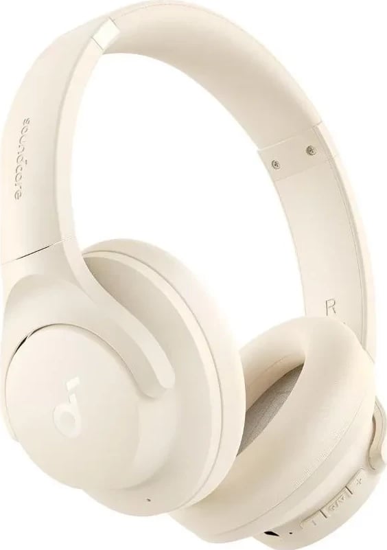 Kufje Anker Soundcore Q20i, Bluetooth 5.0, ANC, 60 orë, të bardha