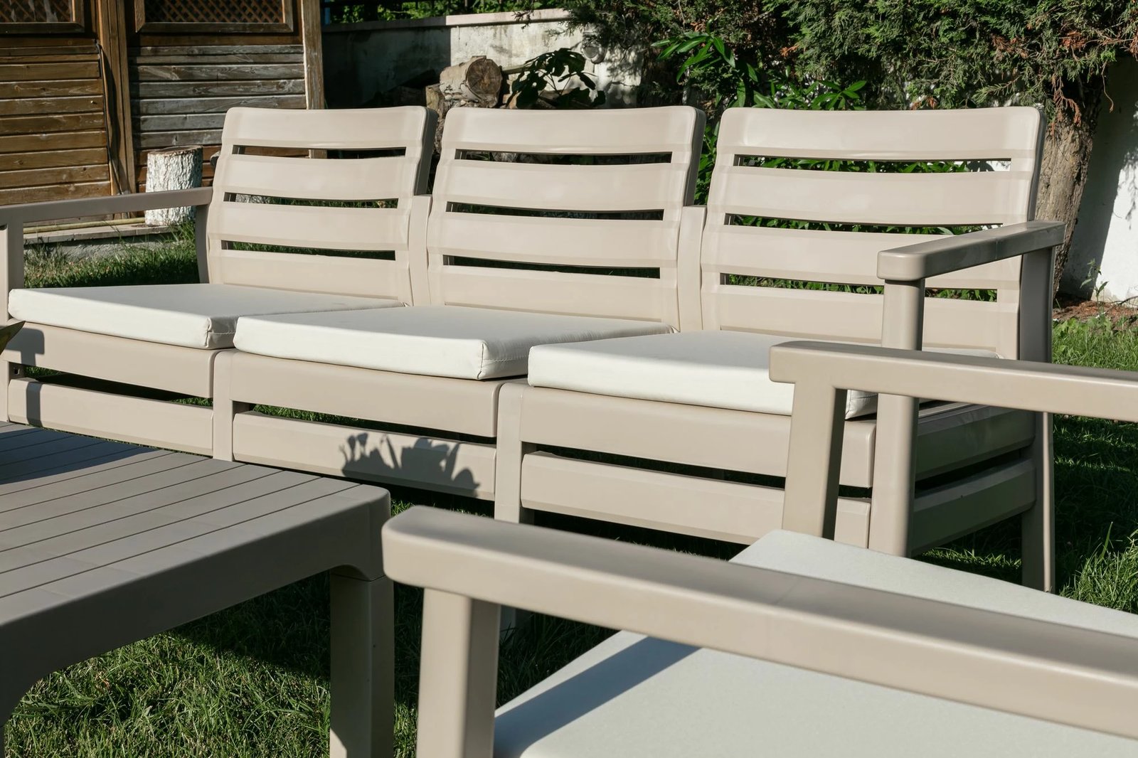 Set lounge për kopsht Skye Decor, Solemare 185, bezhë shkretëtire