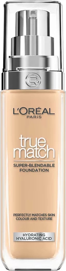 Fondatinë L'Oreal Paris True Match për femra 3D-3W Warm Undertone 30ml