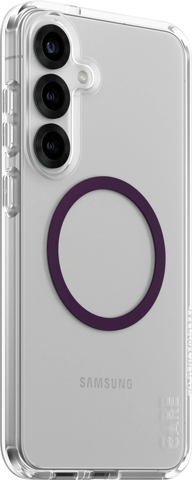 Mbështjellës PanzerGlass CARE Flagship Case Combat, Galaxy S25 Plus, transparent, Plum Purple QI