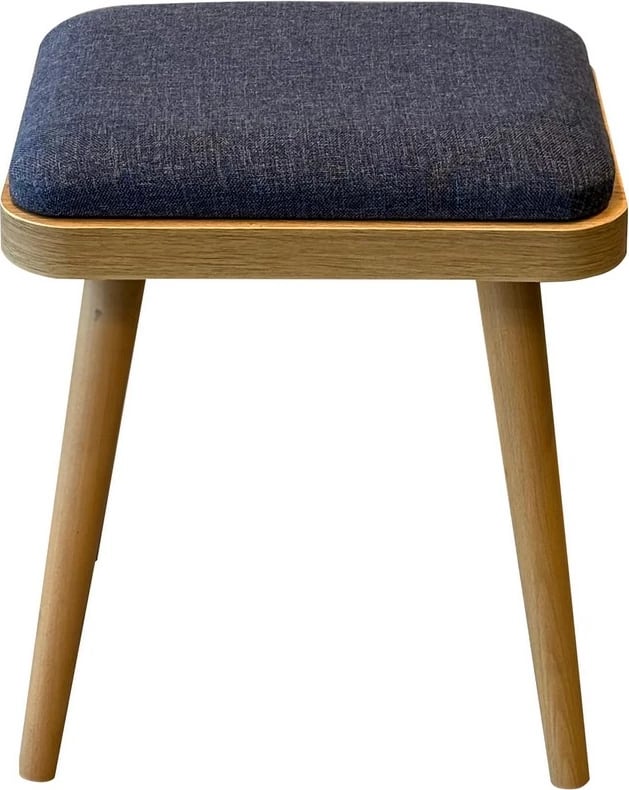 Set dy karrige të ulëta Skye Decor, Vina Mini 1048, ngjyrë lis, blu e errët (2 copë)