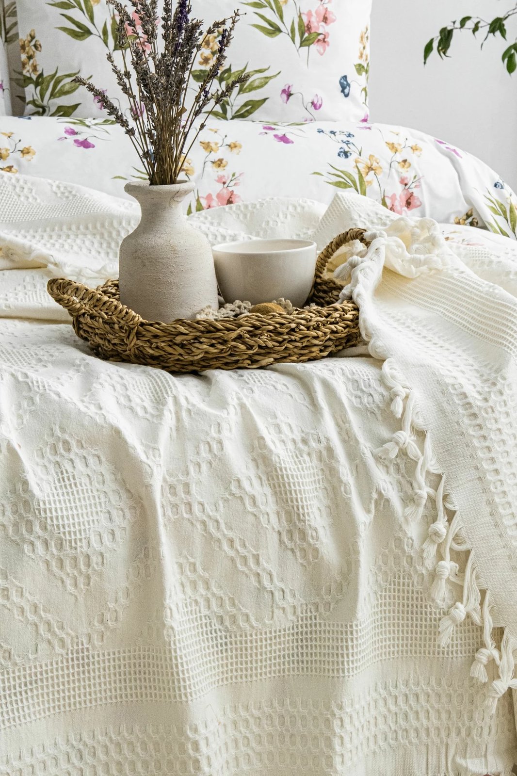 Set piké dopio, krem, L'essentiel