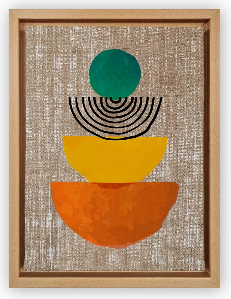 Pikturë dekorative në kanavacë, shumëngjyrëshe, Wallity LNJ319906281922 - 6696, 66x96cm