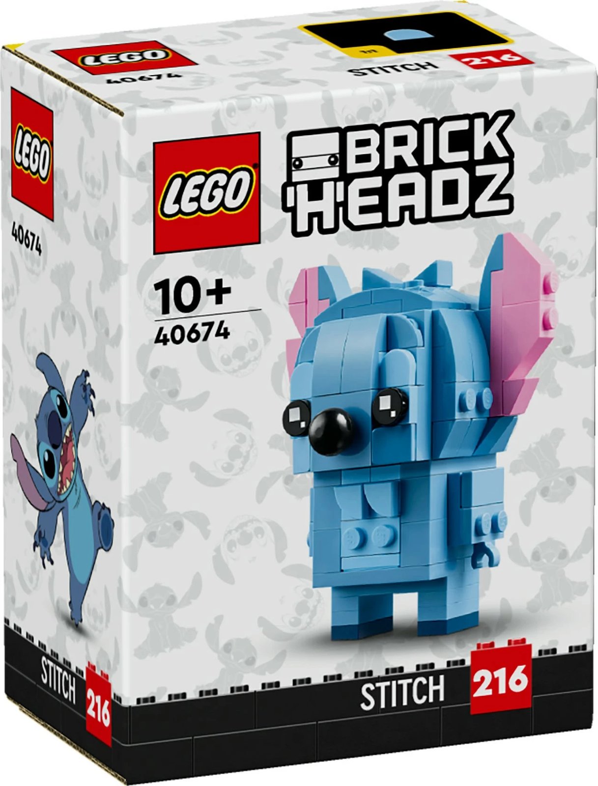 Set ndërtimi LEGO BrickHeadz 40674 Stitch, 152 pjesë, multikolor