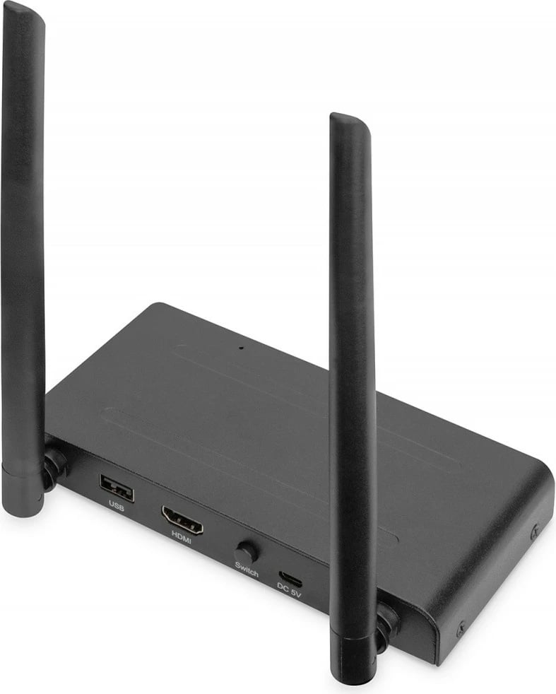 Set wireless HDMI KVM extender Digitus DS-55321, 200m, Full HD, i zi