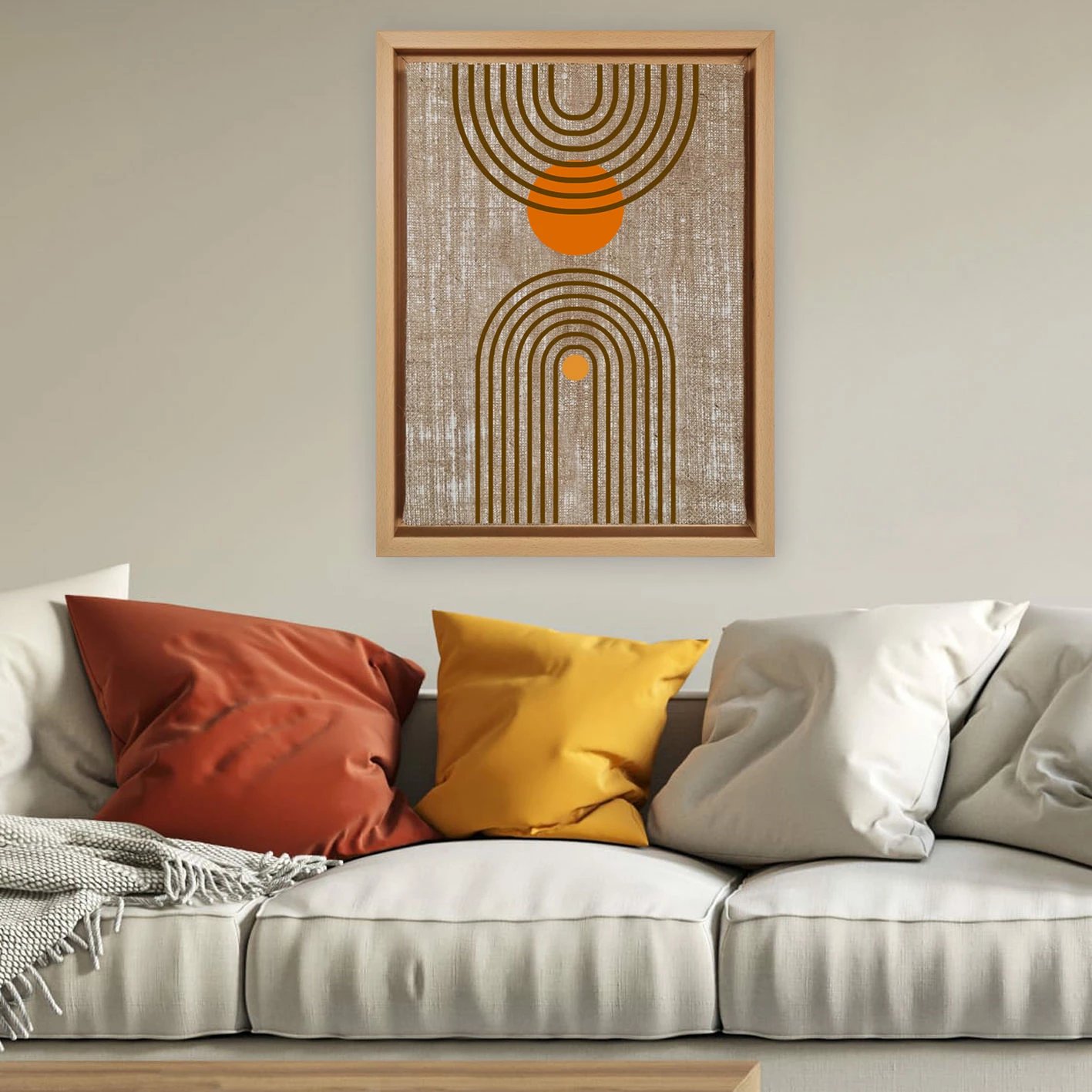 Pikturë dekorative në kanavacë, shumëngjyrëshe, Wallity, LNJ1790187770 - 6696, 66x96cm