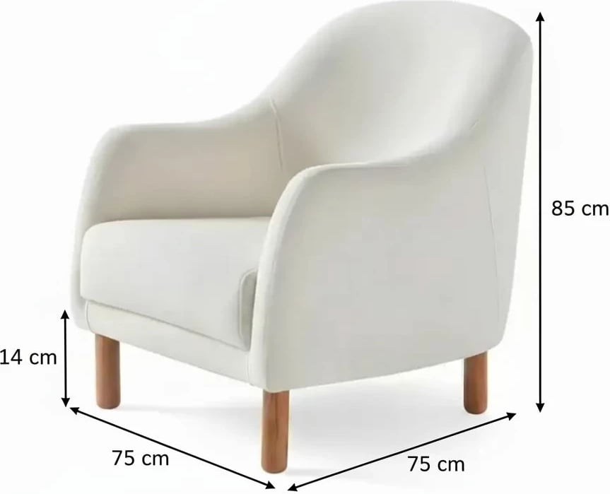 Karrige Wing Aries, e bardhë, Atelier del Sofa