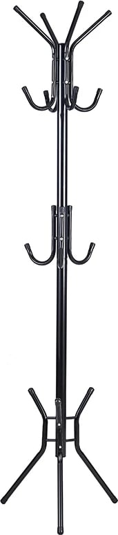 Stendë për pallto Piero metalike e zezë D44x181cm