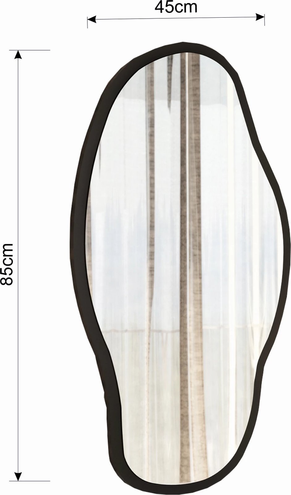 Pasqyrë Hanah Home, Couldy, transparente