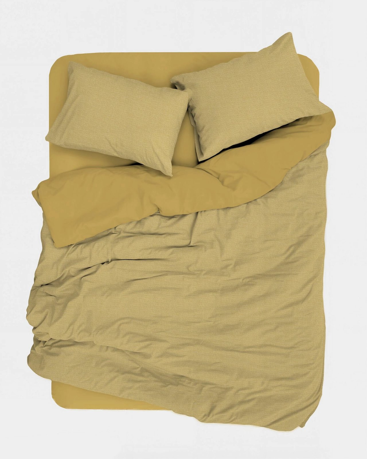 Set mbulesë për jorgan king size, ngjyrë mustard, L'Essentiel Linge de Maison, Najva Kombin