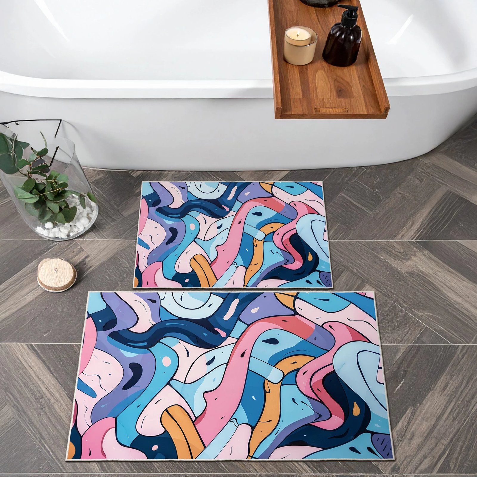 Set tapetash për banjo (2 copë), Mijolnir, Asr10, ngjyrë kaltër