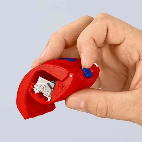 Prerës kabllosh Knipex BiX, plastikë/çelik inox, 5 cm, kuq Prerës kabllosh Knipex BiX, plastikë/çelik inox, 5 cm, kuq