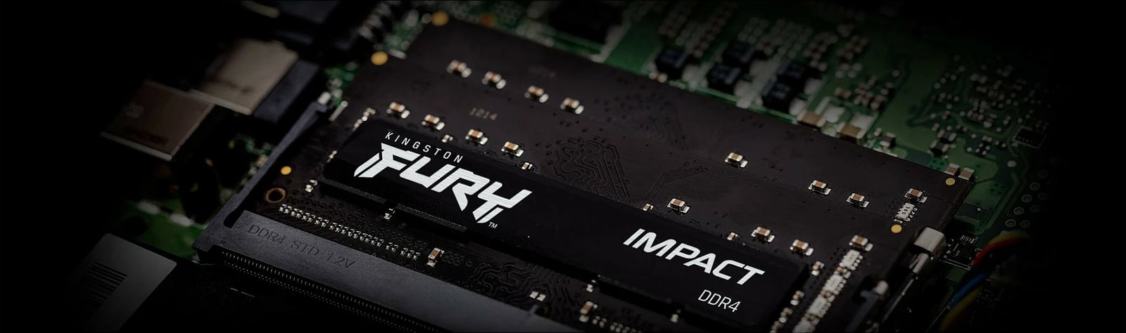 RAM Memorje Kingston FURY Impact 32GB DDR4 3200MHz SODIMM e zezë