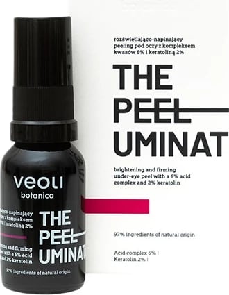 Peeling për sy Veoli Botanica The Peeluminator për femra, 15ml
