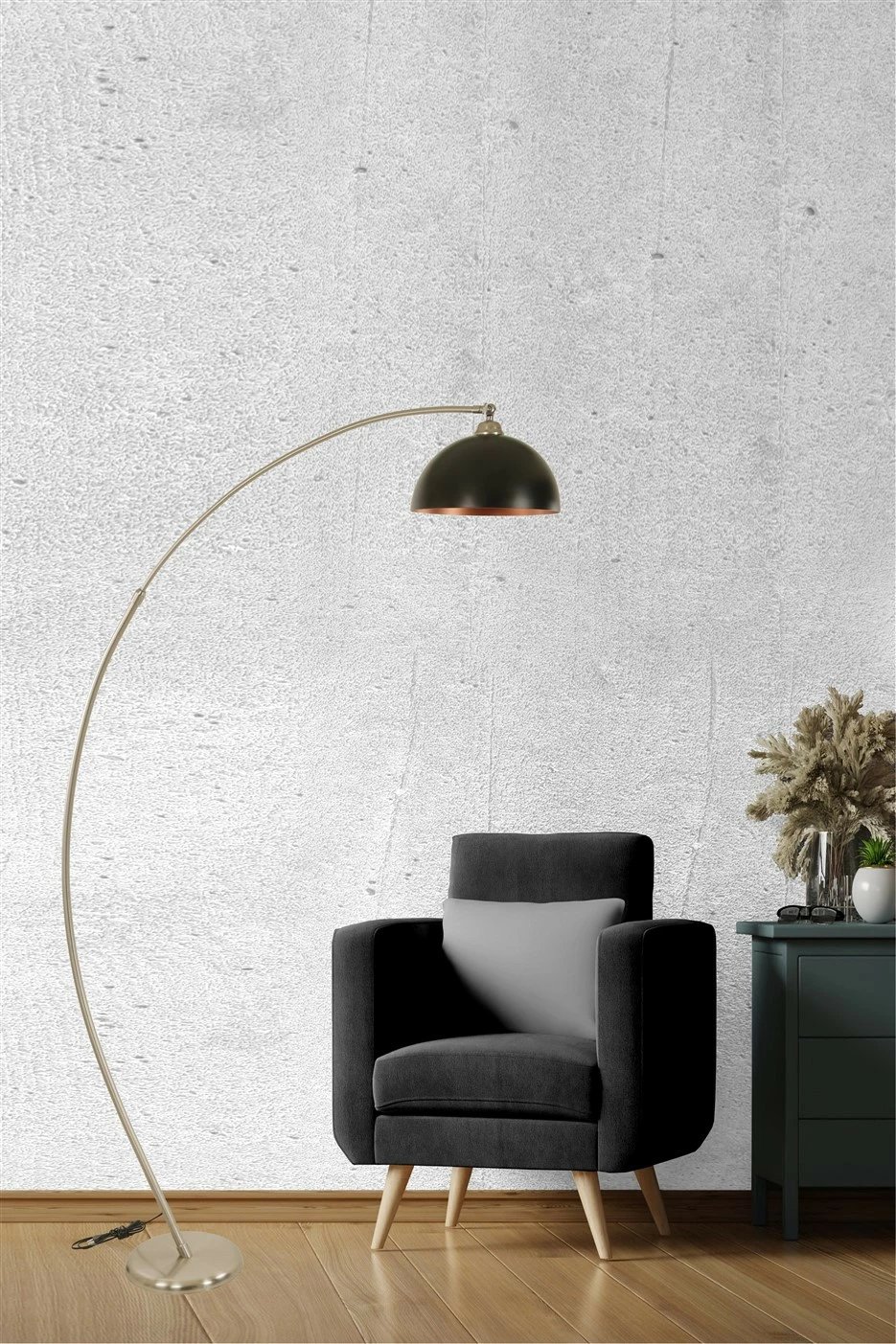 Llambë dyshemeje Opviq, ngjyrë krom, 8541-1