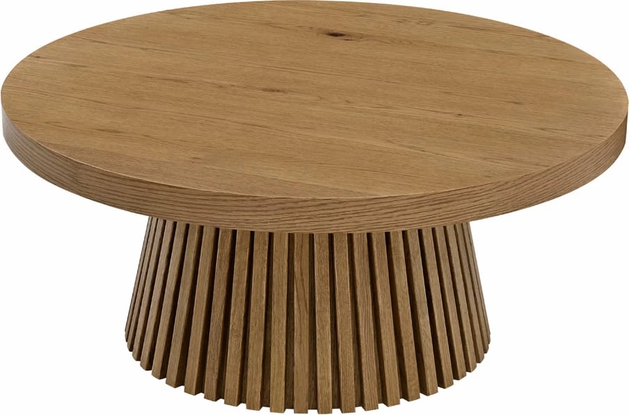 Tavolinë kafeje FORESTA, natyrale, 90x90x40 cm