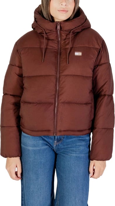 jakne Tommy Hilfiger Jeans femra, kafe