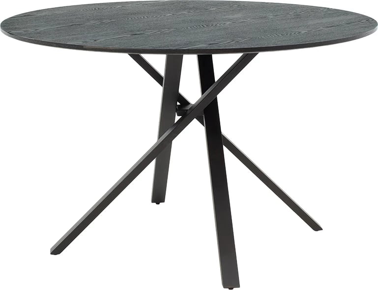 Tavolinë ngrënieje Cerco, MDF, e zezë, 120x75cm