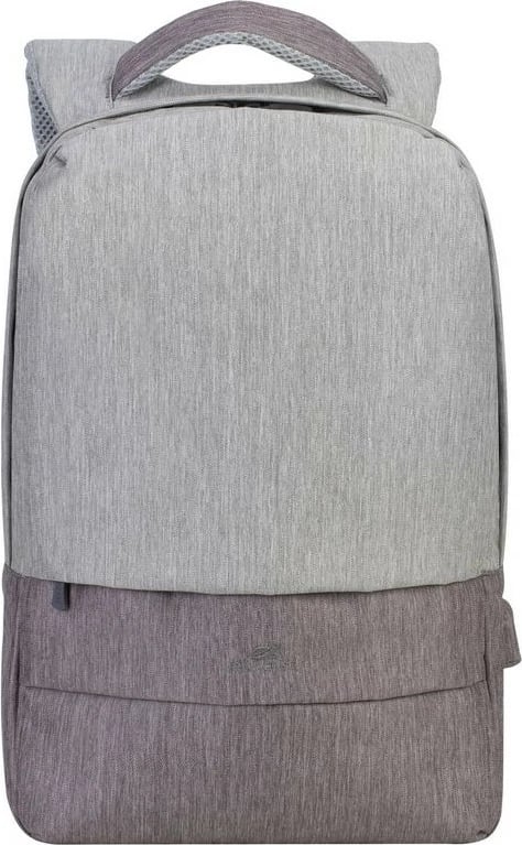 Çantë shpine RIVACASE Prater 15.6", USB port, gri/mokka
