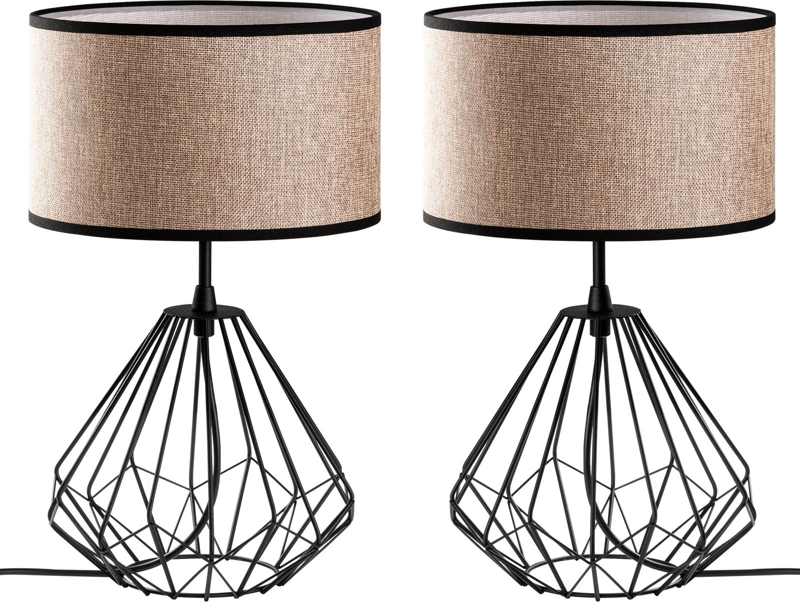 Set llamba tavoline Opviq, model Diamond, 2 copë, S-707