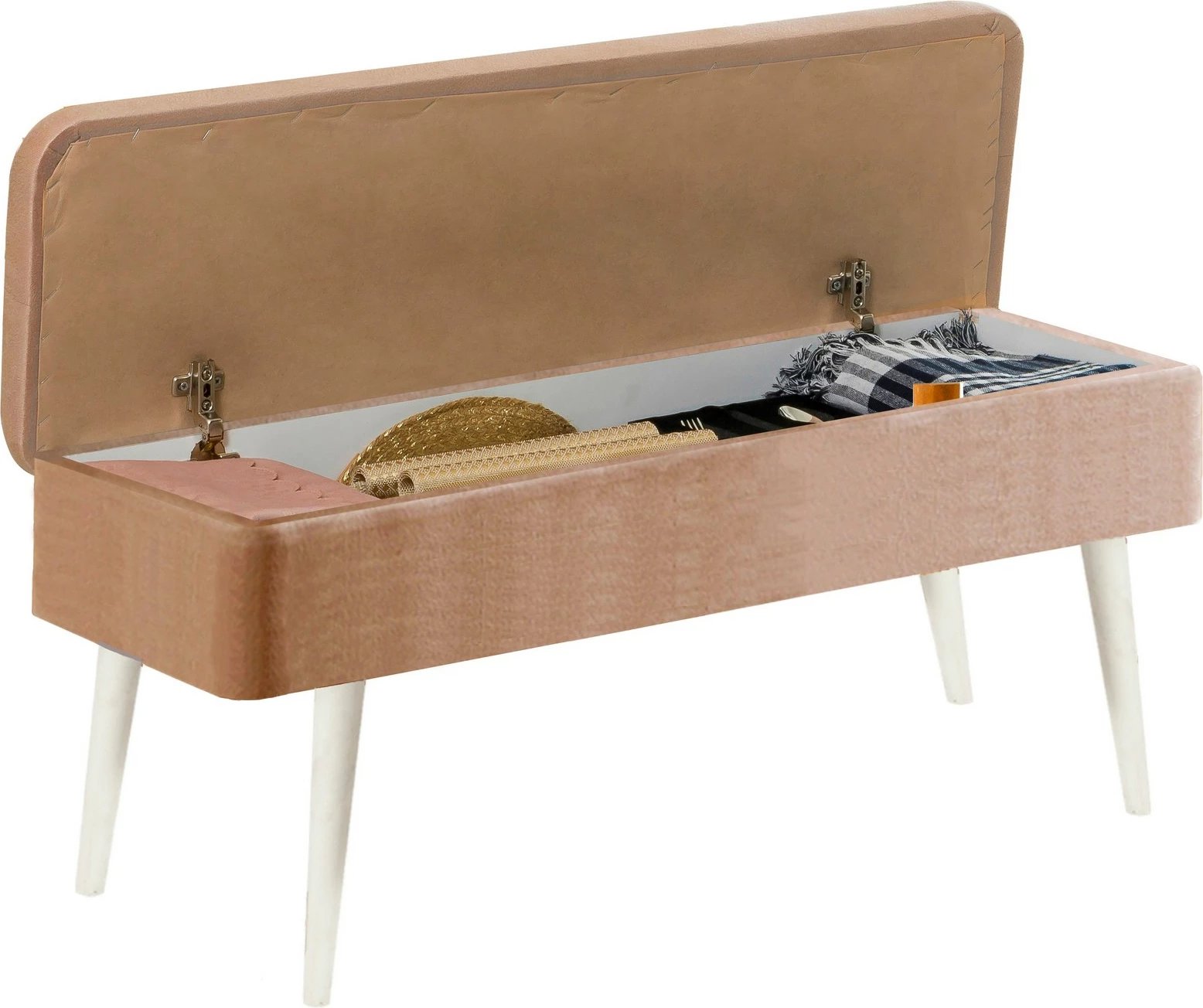 Bankë dekorative Skye, Vina 0900-2, e bardhë, stone