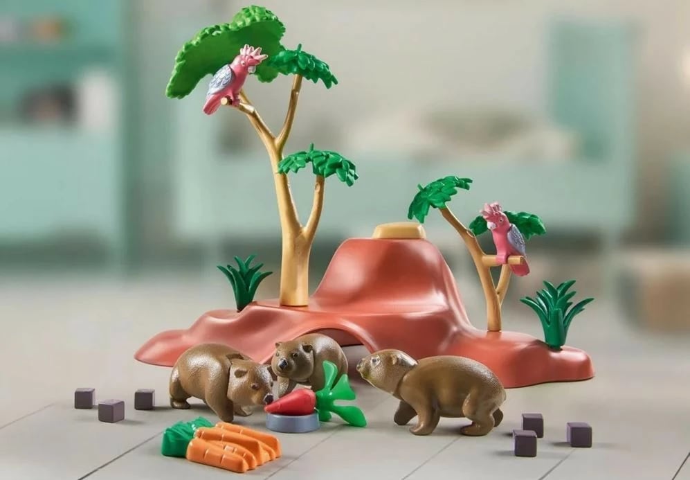 Set figurash Playmobil Wiltopia 71625 Wombat Shelter, plastikë, 47 pjesë