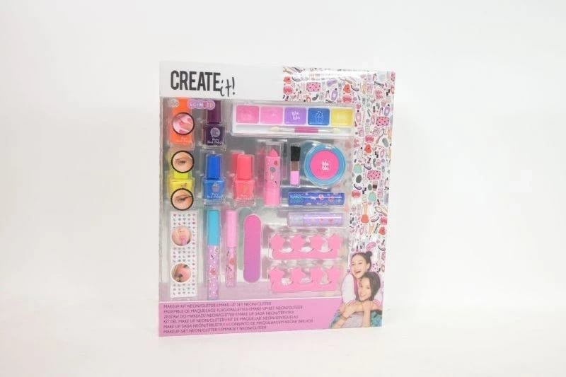 Set grimi lodër CREATE IT! Neon/Glitters 84511 për fëmijë