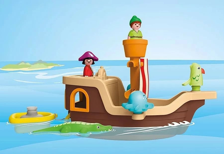 Set lodrash uji Playmobil Junior Aqua, Disney Peter Pan, 12 pjesë