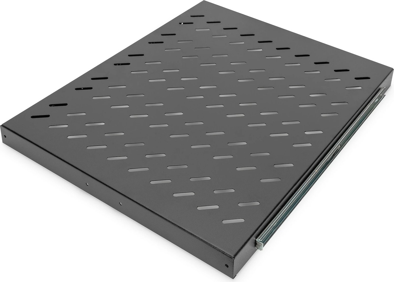 Raft rrëshqitës Digitus 1U 19 inç, 25kg, zi