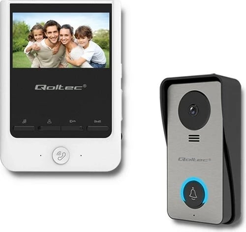 Video derëfon Qoltec Theon 4, TFT LCD 4.3", i bardhë