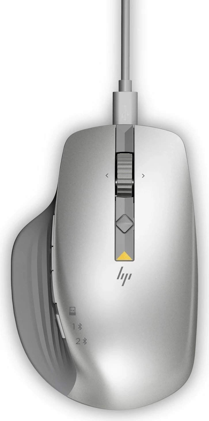 Mausi HP 930 Creator, ergonomik, me lidhje wireless, ngjyrë argjendi