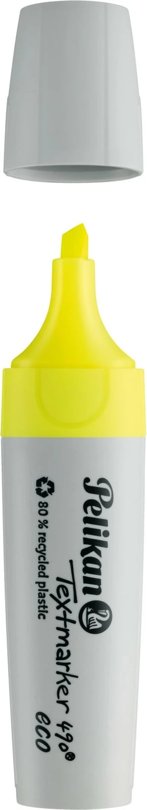 Marker tekstesh Pelikan Textmarker 490 eco, 1 copë, verdhë
