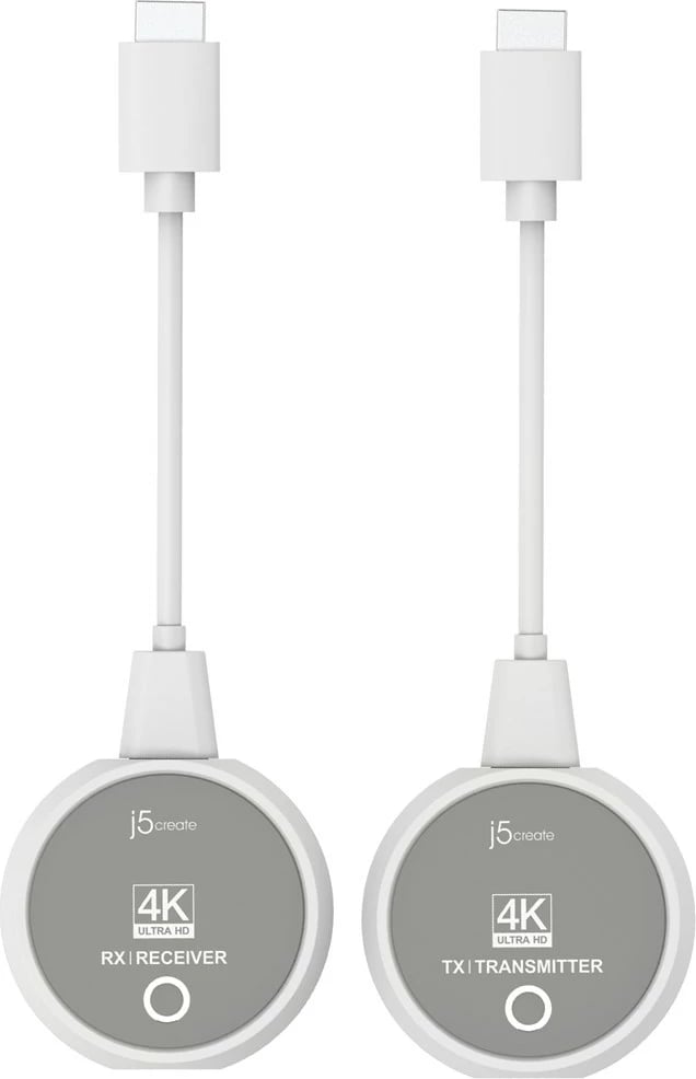 Extender pa tela për ekran 4K, J5create JVAW75, HDMI, i bardhë