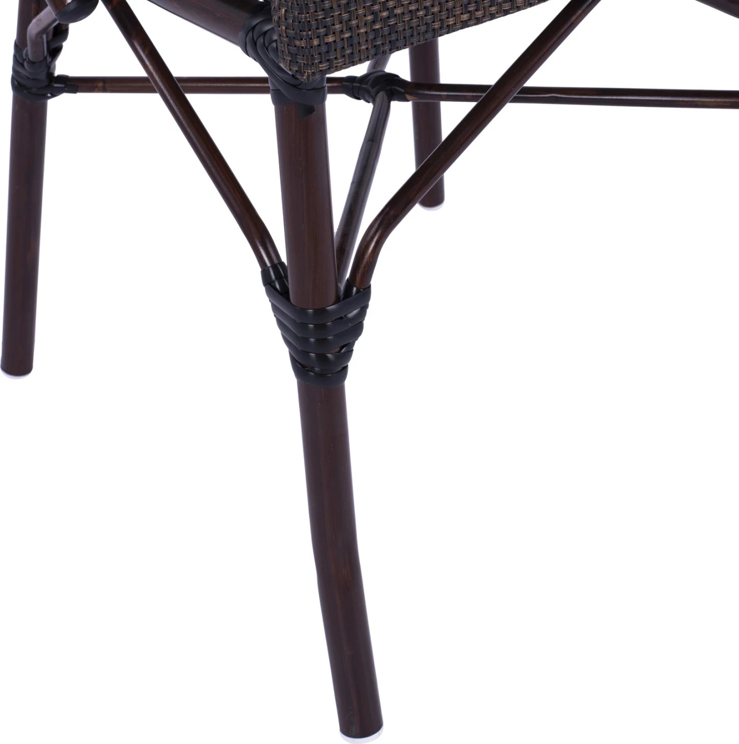 Karrige metalike pamje bambuje, ngjyrë kafe, FH5718, 54x62x89 cm