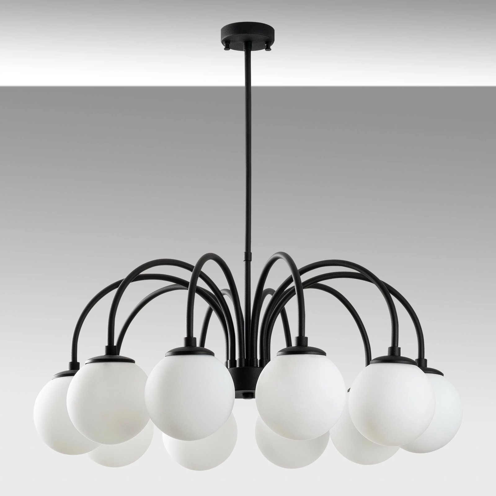 Llambadar modern Opviq, ngjyrë e zezë, Sferıs - 13940