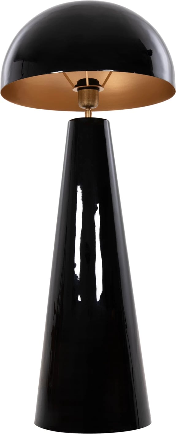Llampë dyshemeje SMUSH, FH4257.04, metal, ngjyrë e zezë, kapak rrotullues, Φ36,5x84H cm