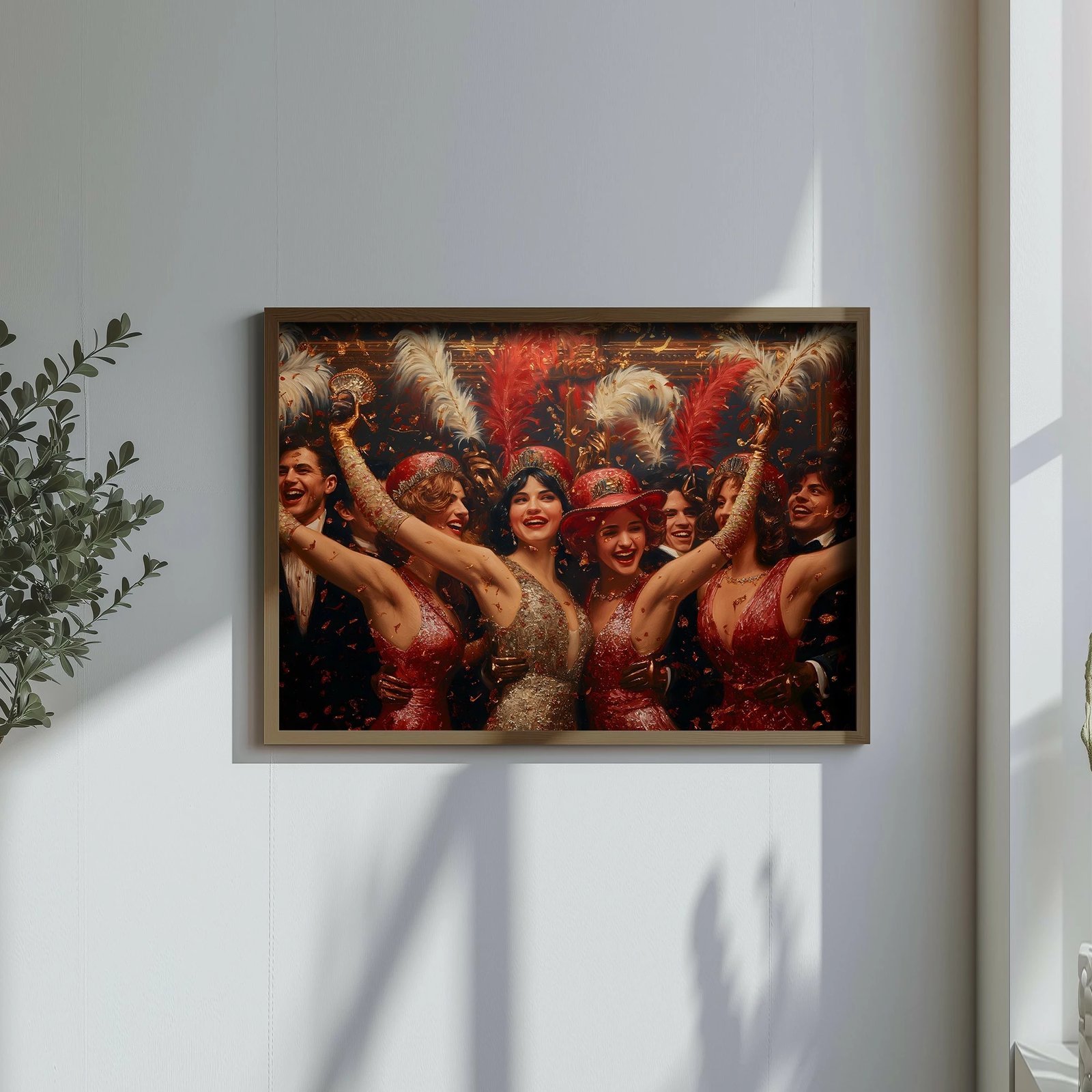 Pikturë dekorative me kornizë MDF, shumëngjyrëshe, Wallity GE134-L, 35x47x3.5cm